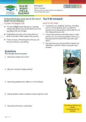 Thumbnail image of page 1 of Education Destination resource 101013