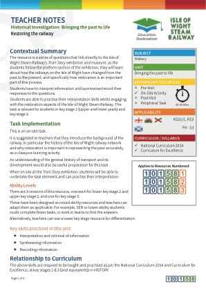 View Teacher Note
