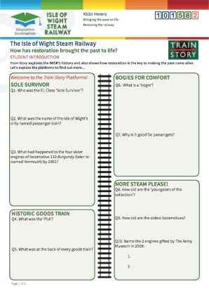 Click to view Resource 101582 Restoring the railway 