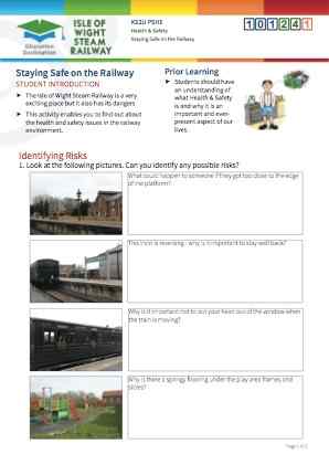 Click to view Resource 101241 Staying Safe on the Railway!