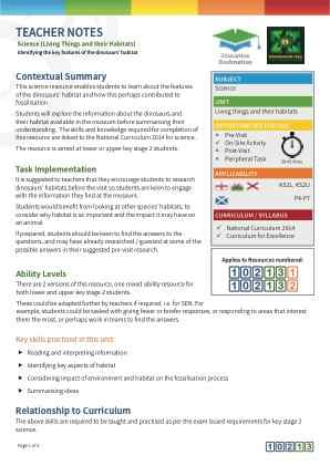 View Teacher Note