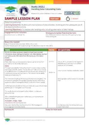 View Sample Lesson Plan