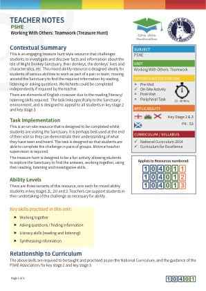 View Teacher Note