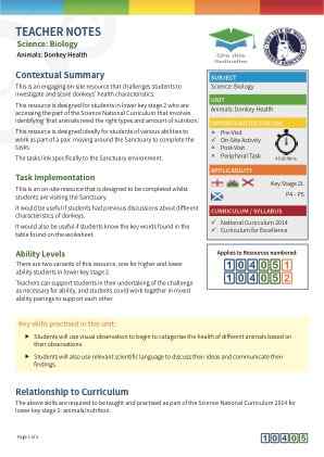 View Teacher Note