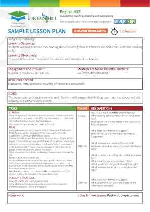 View Sample Lesson Plan