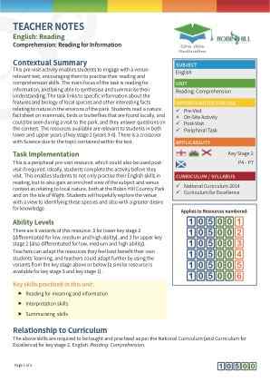 View Teacher Note