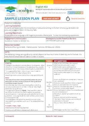View Sample Lesson Plan