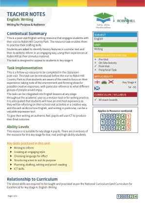 View Teacher Note