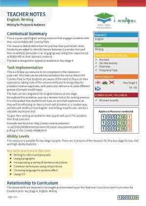 View Teacher Note