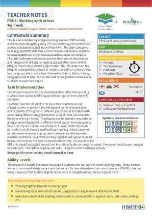 View Teacher Note