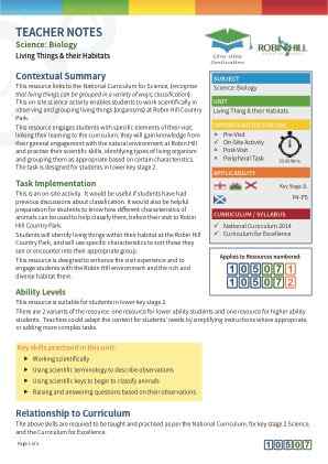 View Teacher Note