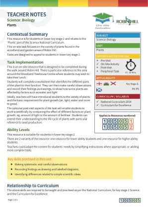 View Teacher Note