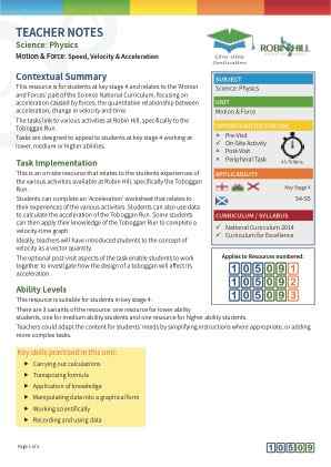 View Teacher Note