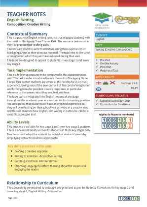 View Teacher Note