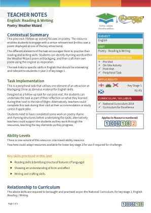 View Teacher Note