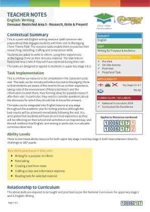 View Teacher Note