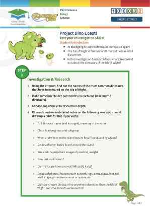 Click to view Resource 106032 Project Dino Coast!