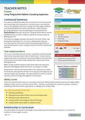 View Teacher Note