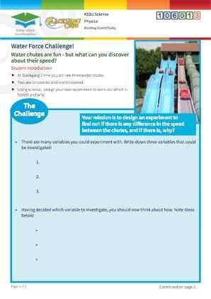 Click to view Resource 106013 Water Force Challenge!