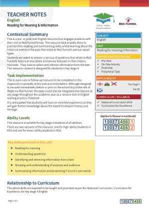 View Teacher Note