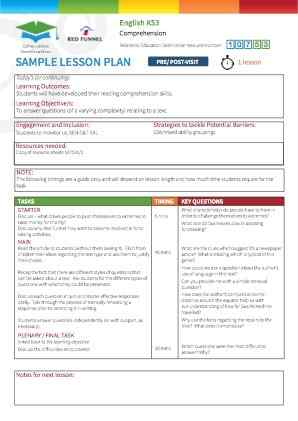 View Sample Lesson Plan