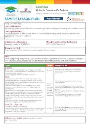 View Sample Lesson Plan