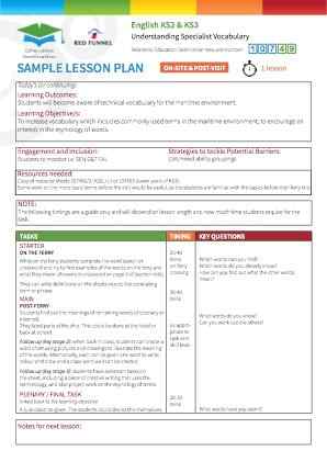 View Sample Lesson Plan
