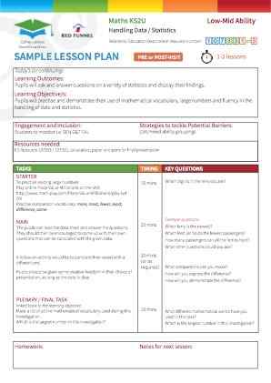 View Sample Lesson Plan