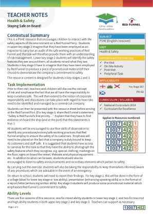 View Teacher Note