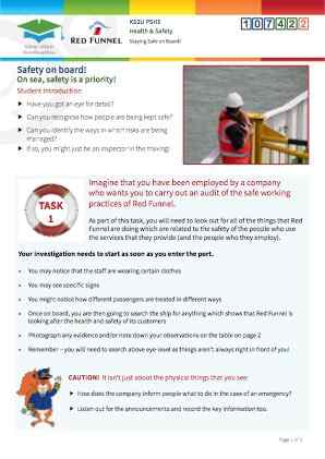 Click to view Resource 107422 Managing Risk! Staying Safe on board