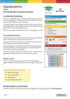 View Teacher Note
