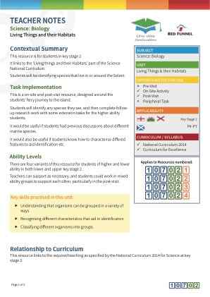 View Teacher Note