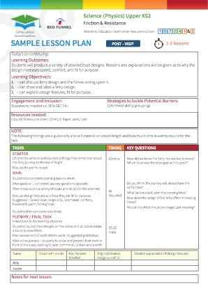 View Sample Lesson Plan