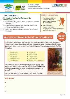 Click to view Resource 108071 Tree Creations - Artistic Response to Appley Park & Trees