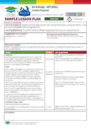 View Sample Lesson Plan