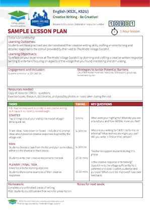 View Sample Lesson Plan
