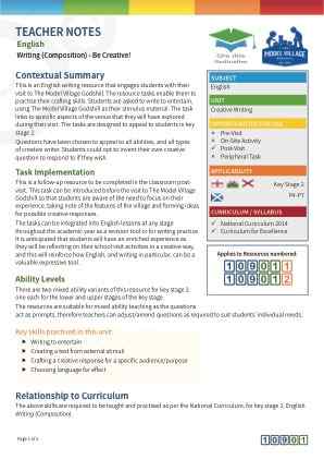 View Teacher Note