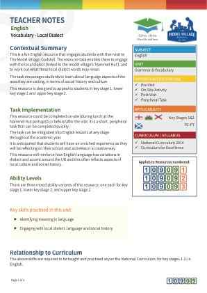 View Teacher Note