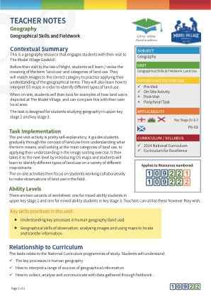 View Teacher Note
