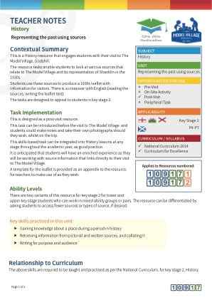 View Teacher Note