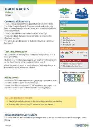 View Teacher Note