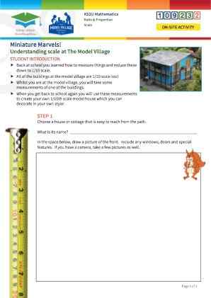 Click to view Resource 109232 Miniature Marvels: Understanding Scale at the Model Village!