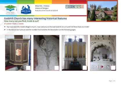 Click to view Resource 109112 Historical Features of Godshill Church