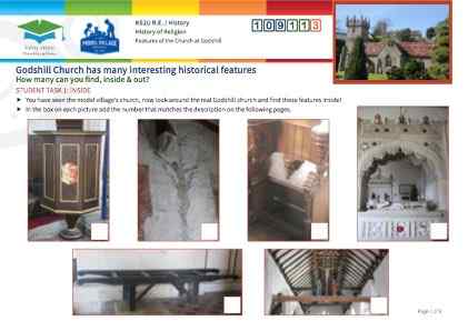 Click to view Resource 109113 Historical Features of Godshill Church