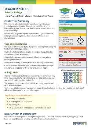 View Teacher Note