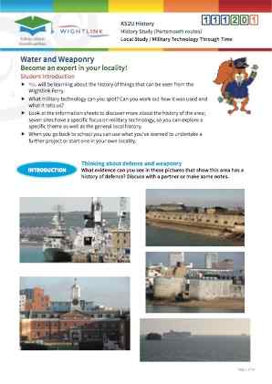 Click to view Resource 111201 Solent Defence! A History Study - Portsmouth routes