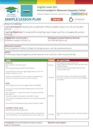 View Sample Lesson Plan
