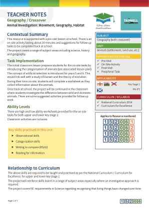 View Teacher Note