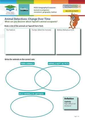 Click to view Resource 152064 Animal investigation - movement, geography, habitat