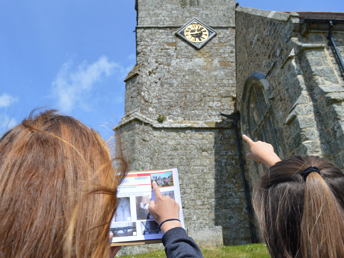 Education Resource number 109121 in use by students on a school trip